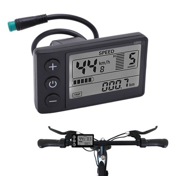 Wyświetlacz LCD roweru elektrycznego S866
