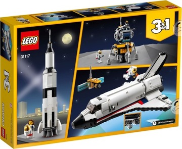 LEGO 31117 ПРИКЛЮЧЕНИЯ НА КОСМИЧЕСКОМ Шаттле CREATOR
