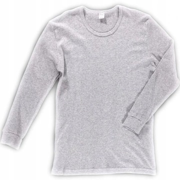PODKOSZULEK MĘSKI DŁUGI RĘKAW J.SZARY ocieplany bawełna 100% polski r.3XL