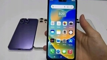 Смартфон I14 Pro MAX 6 с 7-дюймовым экраном Face ID и двумя SIM-картами.