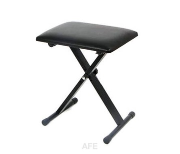 ŁAWA STOŁEK KRZESŁO DO PIANINO KEYBOARD ORGANY CZARNY