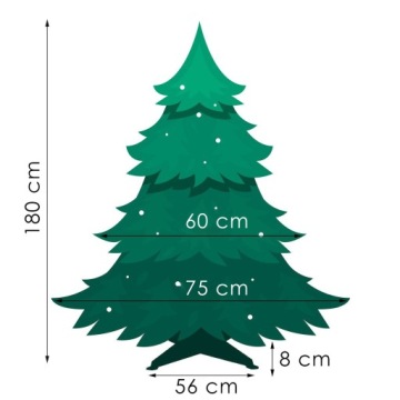ИСКУССТВЕННАЯ ЕЛКА АЛМАЗНАЯ СОСНА СТРОЙНАЯ 180 СМ ЛЮКС + БЕСПЛАТНО