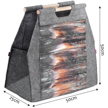 СУМКА-КОРЗИНА ДЛЯ ПОДСТАВКИ ДЛЯ ДРОВЯНОЙ ПЕЧИ