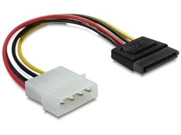 Kabel zasilający DELOCK SATA 15-pin - Molex 4-pin