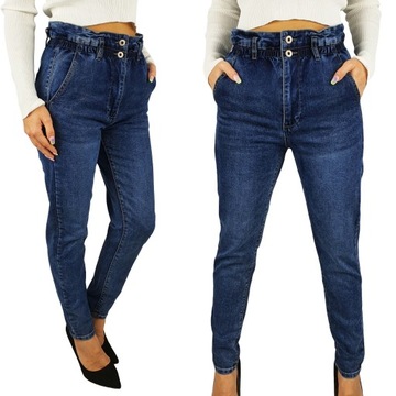 #Spodnie- Jeansy - Modelujące - Wysoki Stan Jeans