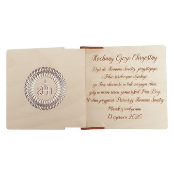 Первое причастие, благодарение бабушкиному крестному и т. д.