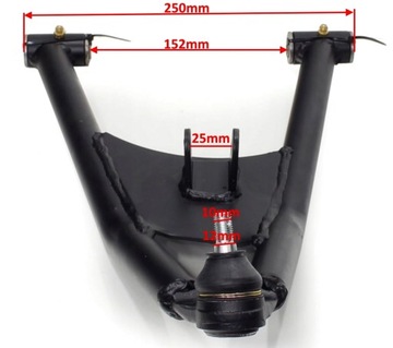 КПЛ. РЫЧАГ УПРАВЛЕНИЯ ПЕРЕДНИЙ НИЖНИЙ ЛЕВ Diablo Fuxin 150/200cc