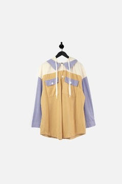 SHEIN KOLOROWA KOSZULA WIERZCHNIA KAPTUR (4XL)