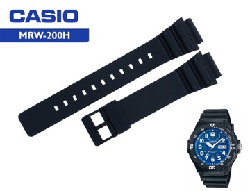 PASEK CASIO MRW-200H czarny ORYGINAŁ 18 mm TELESKOPY GRATIS