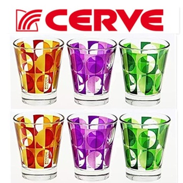 CERVE COLUMBIA szklanki espresso kawa 85ml 6szt ITALIA