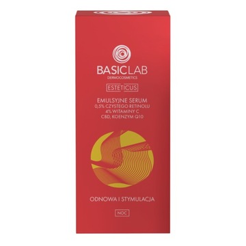 Эмульсионная сыворотка Basiclab с 0,5% чистого ретинола