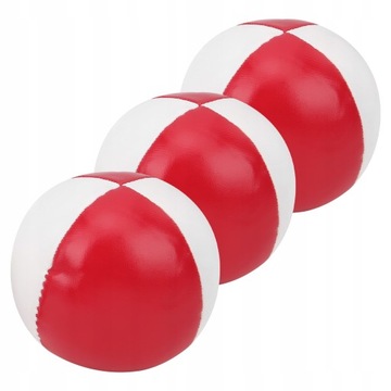 3 szt. PU Leather Juggling Balls Indoor Leisure