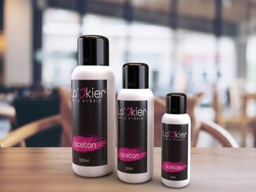 La'kier Zestaw płynów do paznokci Aceton + Cleaner