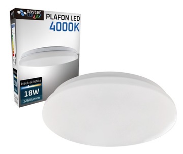 Plafon LED 18W NATYNKOWY sufitowy oprawa LAMPA panel