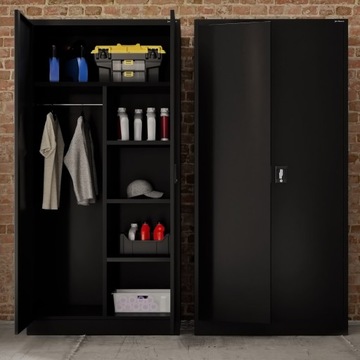 JAN NOWAK Szafa Metalowa Narzędziowa Warsztatowa SZYMON All Black Czarna