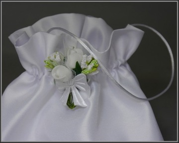 Набор для первого причастия Альбы: сумка, венок, капельница, украшение на ручку.