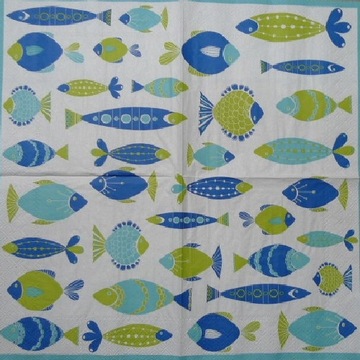 serwetka, serwetki 33x33 cm IHR - 36200 ryby
