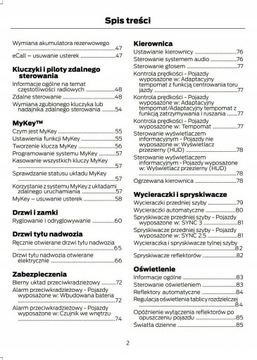 Ford Kuga 2019 - 2023 +Nawigacja Instrukcja Obsługi Polski
