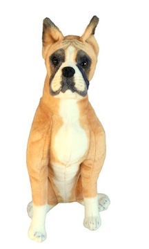 PLUSZAK MASKOTKA PIES SIEDZĄCY BOXER 64 Cm DUBI