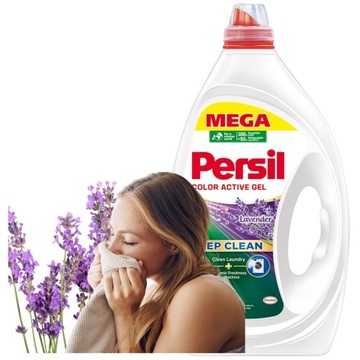 Persil Żel do Prania Tkanin Kolorowych 3,96L Lawendowy do Kolorów 88 prań