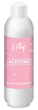 LILLY АЦЕТОН + ОЧИСТИТЕЛЬ + Ватные палочки НАБОР 1000 МЛ