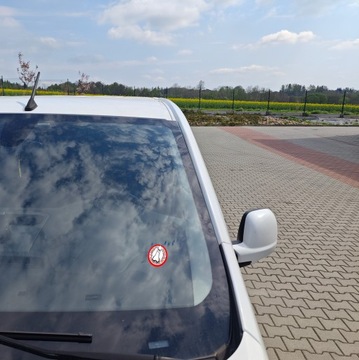 Заряженные наклейки на плохую уголовную парковку ku*как 7 см 100 шт.