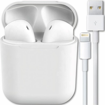 SŁUCHAWKI BEZPRZEWODOWE BLUETOOTH Z POWERBANKIEM MIKROFON SPORTOWE BIEGANIA