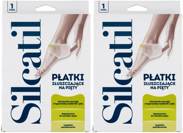 Silcatil Płatki Złuszczające Na Pięty 1 Para