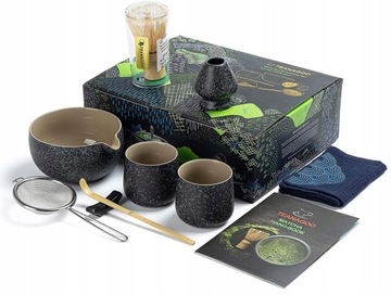 ZESTAW DO ROBIENIA MATCHY MATCHA HERBATY MIOTEŁKAC HASEN CHASHAKU CHAWAN