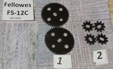 Niszczarki FELLOWES FS-12C CRC71201 silnik
