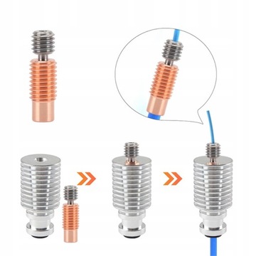 4 szt. Drukarka 3D w całości z metalu Heatbreak profesjonalna 1U