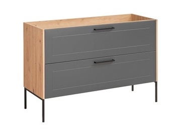 SZAFKA POD UMYWALKE 120CM MADERA Z NÓŻKAMI