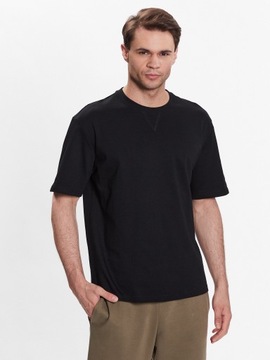 Outhorn T-Shirt TTSHM455 Czarny Regular Fit
