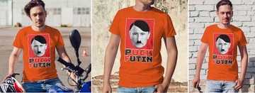 KOSZULKA T-SHIRT ANTY PUTIN PUTLER UKRAINA 3XL