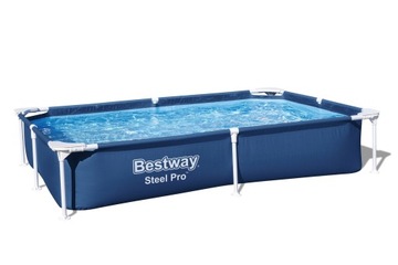 Садовый бассейн 221х150х43 Каркас Bestway 56401 НОВАЯ МОДЕЛЬ 2024 г.
