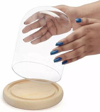 БАНКА С ЛАМПОЙ СО СТЕКЛЯННЫМ КУПОЛОМ