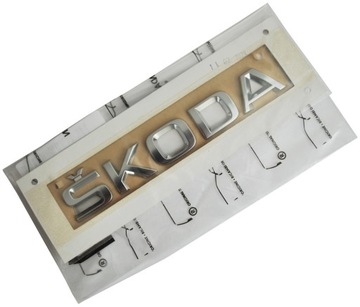 NAPIS SKODA NA KLAPĘ TYŁ FABIA 3 III OCTAVIA 3 III RAPID YETI 5JA853687 OE