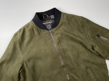 Kurtka męska przejściowa bomberka khaki bomber jacket DISTORTION r. M