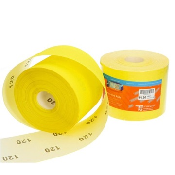 РУЛОН НАШЛИЧНОЙ БУМАГИ ГОЛУБАЯ АВТОМОБИЛЬНАЯ 1М Х 115ММ P120