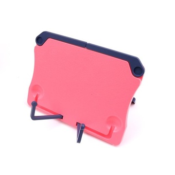 Przenośny stojak na książki do czytania Stojak na nuty Regulowany uchwyt Różowy