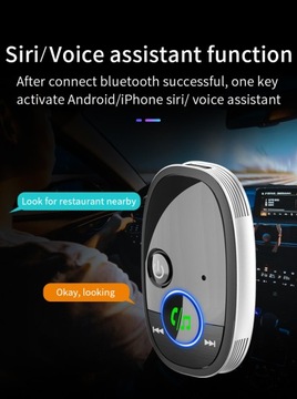 Adapter Bluetooth AUX Jack do radia samochodowego Odbiornik muzyki