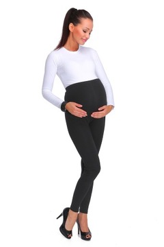 OCIEPLANE LEGGINSY CIĄŻOWE- GRUBE GETRY ZIMOWE -XL