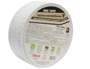 Taśma Amerykańska Narożnikowa do Płyt 50mmx25mb