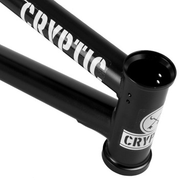 Рама BMX Cryptic BMX Weapon — черная, 21 дюйм