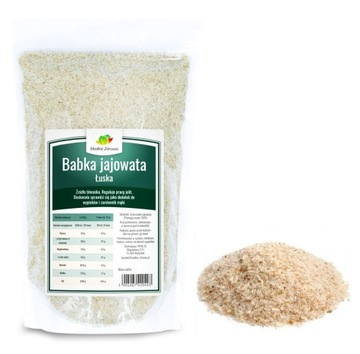 Babka jajowata łuska łupiny BŁONNIK 1kg
