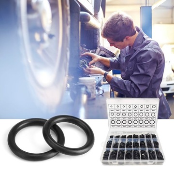 НАБОР УПЛОТНИТЕЛЬНЫХ КОЛЬЦЕВ РАЗЛИЧНЫХ РАЗМЕРОВ 740 ШТ. + КАССЕТА ОРГАНАЙЗЕР