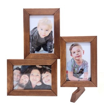 Ramka ramki na Zdjęcia Drewno sosnowe Fotografia Multirama 10x15cm PREZENT