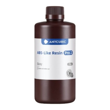 Anycubic ABS-Like Pro 2 Pryskyřice typu Abs pro 3D tiskárnu Odolná šedá 1 kg