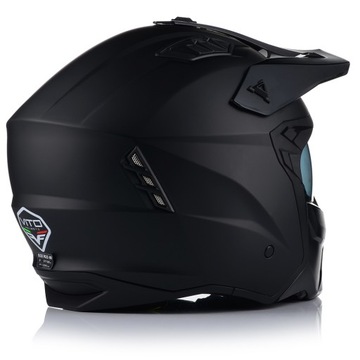 МОТОЦИКЛЬНЫЙ ШЛЕМ 4в1 VITO PREDATOR МАТОВЫЙ СЪЕМНЫЙ ВИЗОР + 2x СТЕКЛА