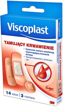 Viscoplast Plastry tamujące krwawienie 14 sztuk